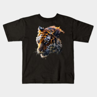 Tiger Color Environment Kids T-Shirt